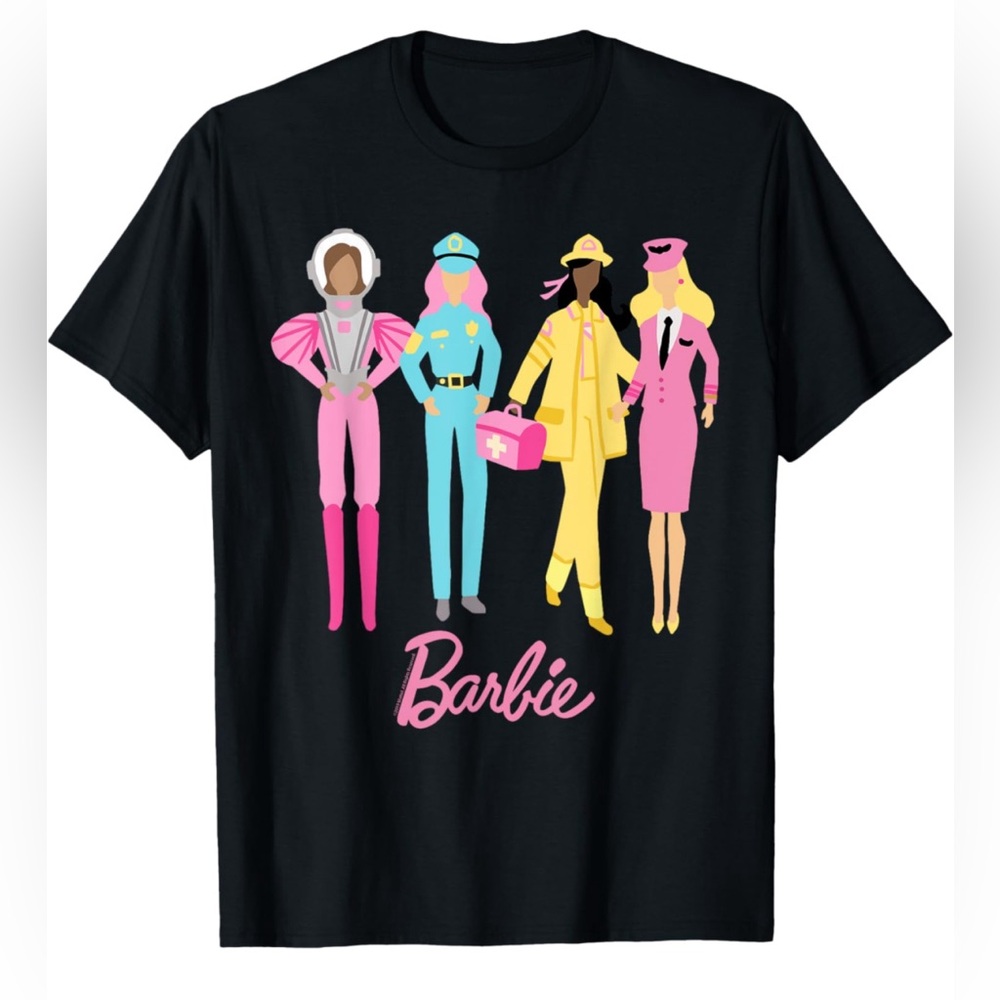Barbie 60th Anniversary Fashion T-shirt Black - 3XL